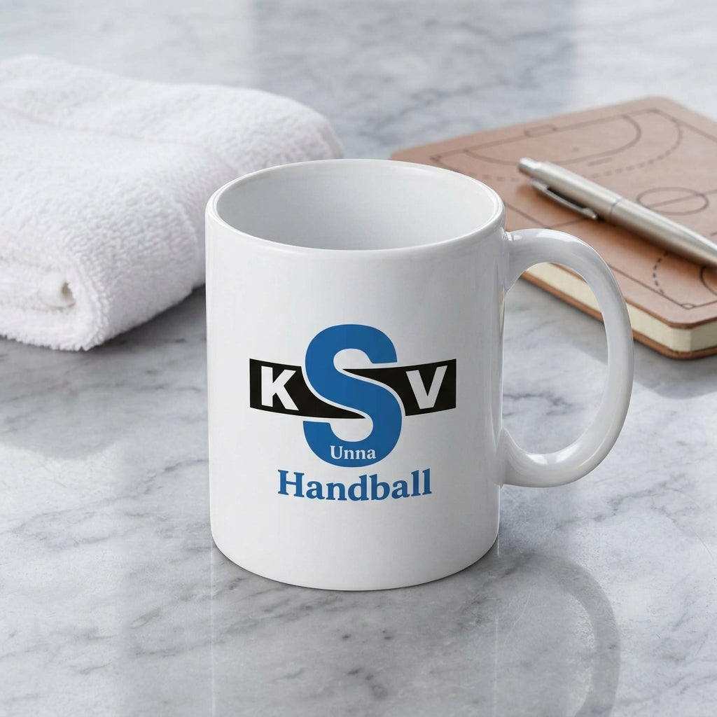Tasse Logo Weiss